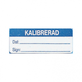 Kalibrerad 40x16 [16 шт], Service label PU=1 ST, -
