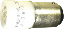166K 13 2315WS, LED indicator lamp BA15d 230 VAC, Taunuslicht