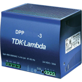 DPP-960-24-3, Switched-Mode Power Supply Adjustable, 24 VDC/40 A, 960 W, TDK-Lambda