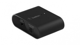 AUZ002VFBK, Audio Adapter with AirPlay 2?, Straight, USB-A Plug - 3.5 mm Stereo Socket/SPDIF, BELKIN