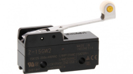 Z-15GW2, Basic switch,Hinge roller lever, Omron