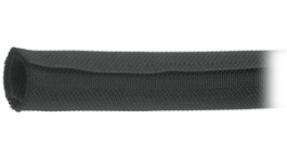 CPS 19W-25-EU, Braided Cable Sleeving Polyester Black, Thomas & Betts