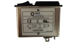 RND 165-00130, Power Inlet with Filter C14 4A 250VAC, RND Components