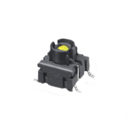 4FSH942, Board switch 24 VDC 50 mA Yellow 25 mA 2.0 V, MEC