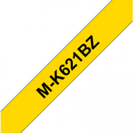 MKE-621BZ, Label Tape 9 mm Black on Yellow 8 m, Brother