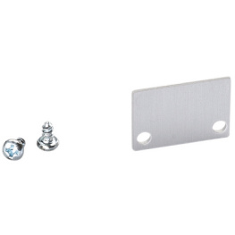 62398614, Aluminium end cap set, flat, Barthelme
