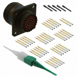 D38999/20WD35SN, Appliance socket with flange 37P, Amphenol