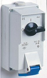 PK 1663 EB, PK..EB, sockets, interlocked socket-outlets, 16A(A.C.), ILME