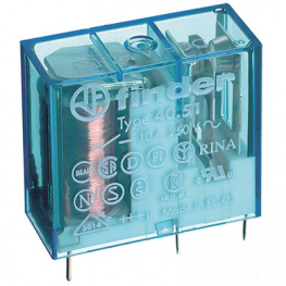 40.51.8.230.0000, PCB power relay 230 VAC 1.2 VA, FINDER