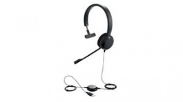 4993-829-209, Headset, Evolve 20, Mono, On-Ear, 7kHz, USB, Black, Jabra