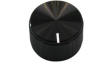 RND 210-00331 Aluminium Knob, black