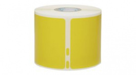 2133400, Label Roll, 54 x 101mm, 220pcs, Black on Yellow, Dymo