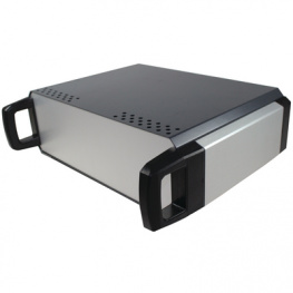 CDIC00005, 110 Series Desktop Enclosure, 327 x 271 x 100 mm, Silver/Ant, CamdenBoss