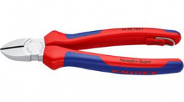 70 05 180 T, Губцевый; для высотных работ; бокорезы,для резки; 180мм, Knipex