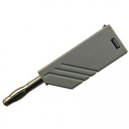 LAS N WS GRAU / GREY, Plug diam. 4 mm Grey CAT I, SKS Kontakttechnik