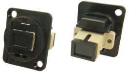 CP30216X, Fiber Optic Connector in XLR Housing 2 x SC Simplex MM FT black, Cliff