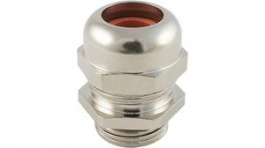 K160-1025-00, Cable Gland WADIrail, M25 x 1.5, Brass, Nickel-Plated, JACOB