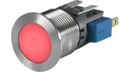 3-102-635, Pushbutton Switch, Vandal Proof 16 mm 250 VAC 10 A 1 Change-Over (CO), Schurter