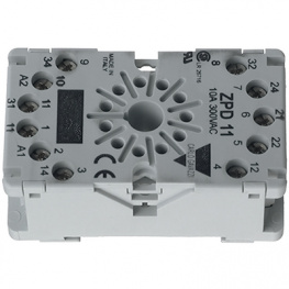 ZPD11, Relay socket, Carlo Gavazzi