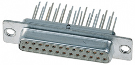 09670504707, D-Sub socket 50 Female Wire Wrap/Straight, Harting