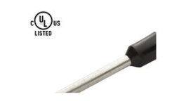 RND 465-00534 [100 шт], Bootlace ferrule 1.5 mm2 black 24 mm pack of 100 pieces, RND Connect