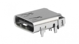 217183-0001, USB Connector, USB-C 3.2 Receptacle, Right Angle, 24 Poles, Molex