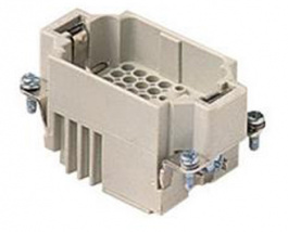 CXM 8/24, CX, 8 poles + earth, male insert, for male contacts 16A and 10A, ILME