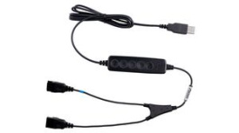 AXC-USB-Y, Headset Cable for Training, 1x USB - 2x QD, Axtel