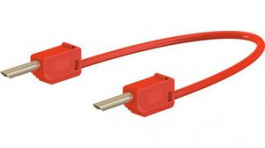 28.0033-06022, Test Lead 600mm Red 30V Gold-Plated, Staubli (former Multi-Contact )