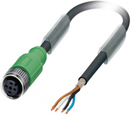1682841, SAC-4P- 1,5-PUR/M12FS SH Actuator/Sensor-Cable, Phoenix Contact