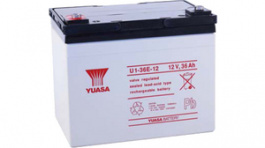 REC36-12, Lead-Acid Battery, 12 V 36 Ah, Yuasa