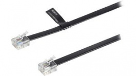 VLTP90300B10, Telecom Cable 1 m Black, Valueline