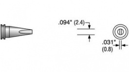 MS-3300, Soldering Tip Chisel 2.4mm, Techspray