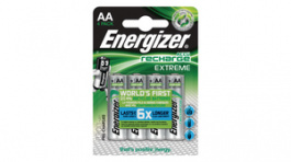 EXTREME AA 2300MAH 4P [4 шт], NiMH rechargeable battery AA 1.2 V 2.3 Ah, Energizer