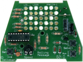 MMK124W, Rolling message display, Velleman