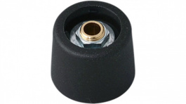 A3120069, Control knob without recess black 20 mm, OKW