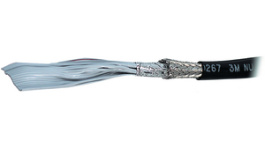 3659/26 [30 м], Round Flat Cable Shielded 26x0.08 mm2, 3M