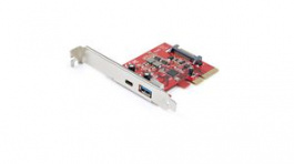 PEXUSB311AC3, 10 Gbps USB-A & USB-C PCIe Card, 2x USB 3.1, PCI-E x4, StarTech.com