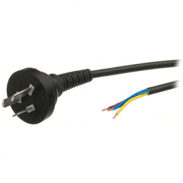6900-973.60, Apparatus cable 3-pole with plug China Male (PRC/3) Open 2.5, Feller Aut