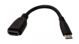 12993120, Video Cable Adapter, HDMI Socket - HDMI Mini Plug 150mm, Value