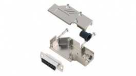 DCMR15-ULP-DBS-K, Вилка; D-Sub; PIN:15; "мама"; угловой 90°; под пайку; на провод, Encitech Connectors