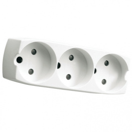 120832, Multiple socket outlet 2P 3 - 0 m, JO-EL