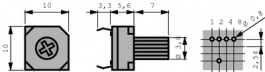 FR01KC16P-ST-075A, Switch Through Hole THT, NKK Switches (NIKKAI, Nihon)