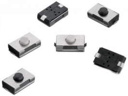 434123025816, Tactile Switch SMT Black, WURTH Elektronik