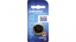 CR2430.SC, Button cell battery,&nbsp;&nbsp;Lithium Manganese Dioxide, 3 V, 285 mA, Renata