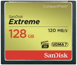 SDCFXSB-128G-G46, Extreme CompactFlash Card 128 GB, Sandisk
