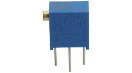 3266X-1-100LF, Trimmer Cermet 10 Ohm linear 250 mW, Bourns