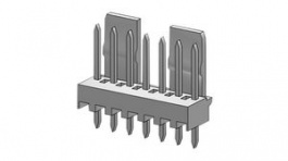 22-04-1071, KK Mini-Latch Vertical Header PCB Header, Through Hole, 1 Rows, 7 Contacts, 2.5m, Molex