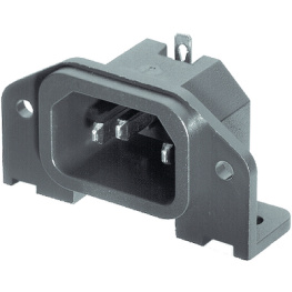 GSP 1.8501.1, Flush-type device plug C14 Screw mounting, Schurter