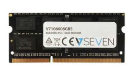 V7106008GBS, Notebook RAM Memory DDR3 1x 8GB SODIMM 204 Pins, V7